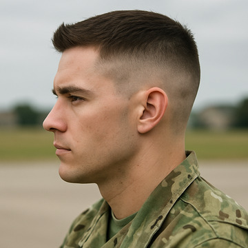 Low Fade Military Haircut