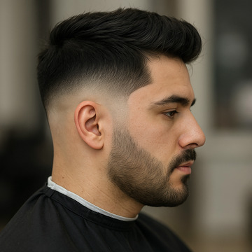 Mid Drop Fade Haircut