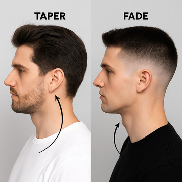 Taper vs Fade Haircut