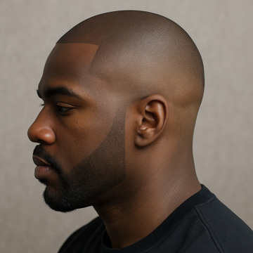 Bald Fade Haircut for Black Men