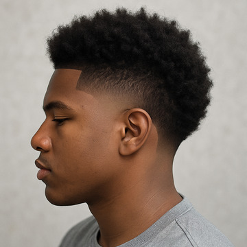 Burst Fade Haircut