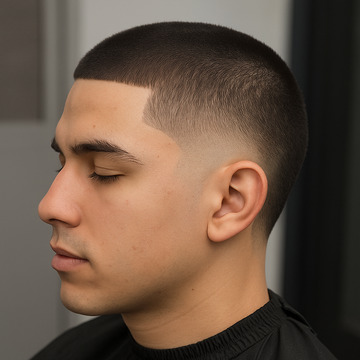Buzz Cut Burst Fade