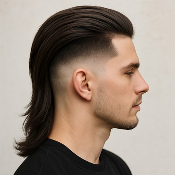 Fade Long Back Haircut