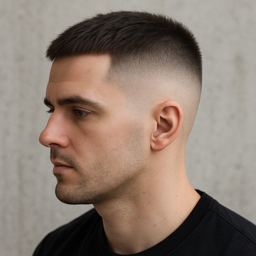 High Fade Haircut Short Hair