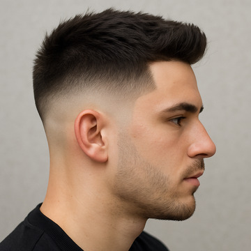 High Taper Short Fade Haircut