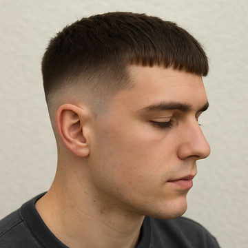Low Fade Crop haircut