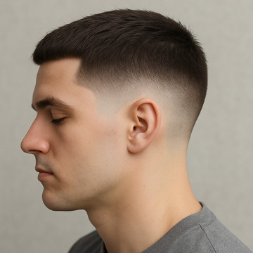 Low Fade Short Taper Haircut