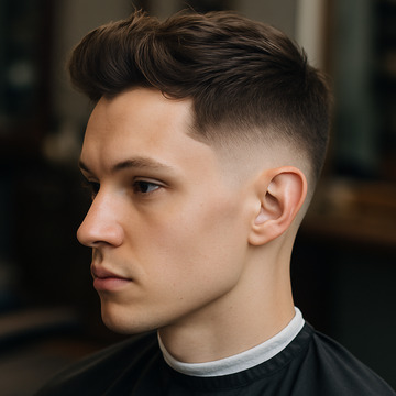 Low skin fade haircut