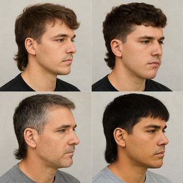 Modern Mullet Fade Haircut