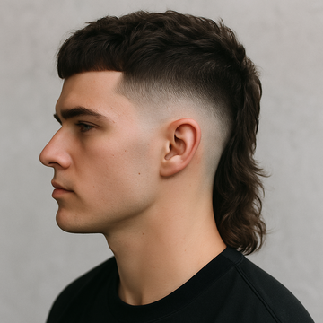 High Fade Mullet Haircut