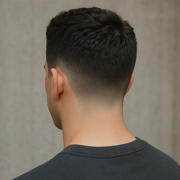 Neck taper fade haircut