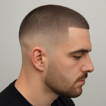 bald fade haircut buzz cut