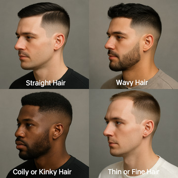 bald fade haircut men