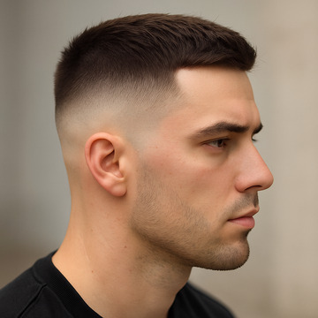 high bald fade haircut