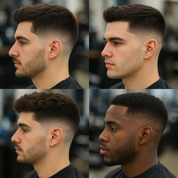 mid fade haircut